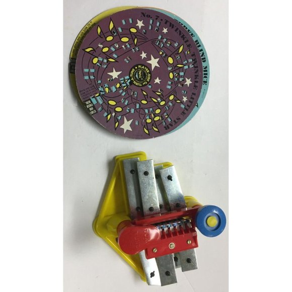 Turn a Tune with 8 Discs of Classic Children's Songs VINTAGE 1958 Made in USA - Picture 1 of 7